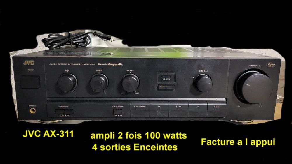 Ampli 100 watts efficace Audio et hifi