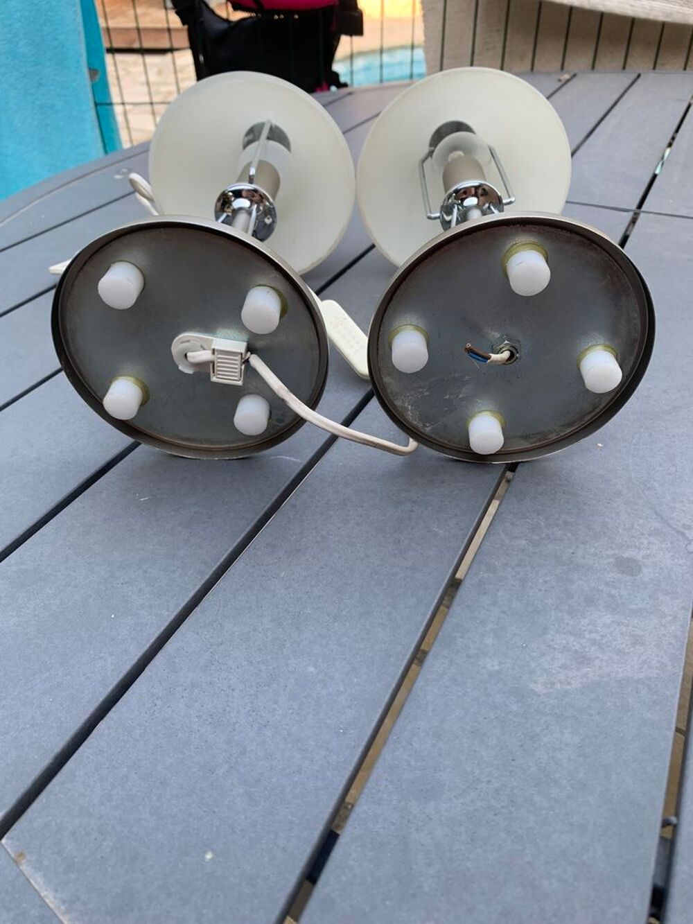 2 Lampes vintage Décoration