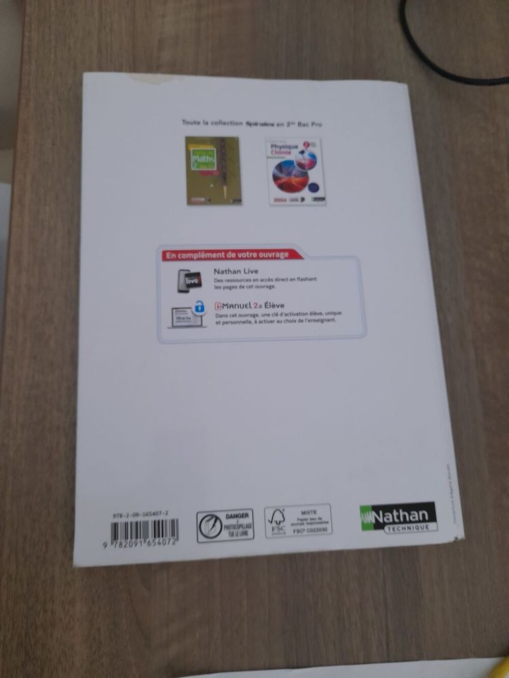Cahier de maths 2de BAC PRO nouveau programme 2019 Nathan Livres et BD