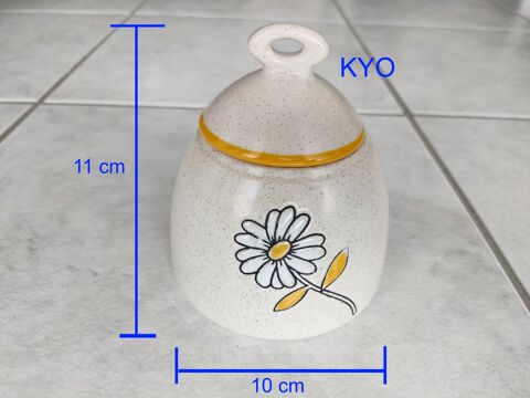 TEC France - Sucrier rond avec couvercle, porcelaine beige 15 Foncine-le-Haut (39)