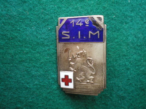 Insigne de Sant - 14 S.I.M. Section Infirmiers Militaires. 60 Caen (14)