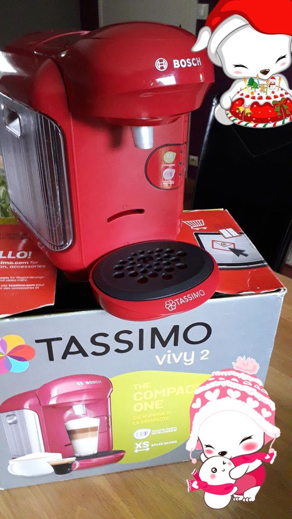 Tassimo rouge Electroménager
