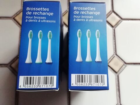 Brossettes neuves pour brosse à dents ultrasons 0 62980 Noyelles-ls-vermelles