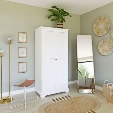 Dressing - Armoire 2 portes blanc 250 Ploemeur (56)