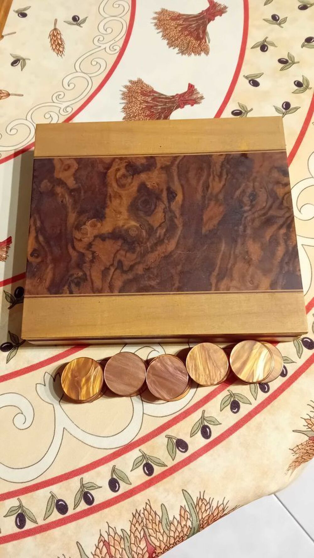 Boite &agrave; jetons de jeux DAL NEGRO SUPERBE 