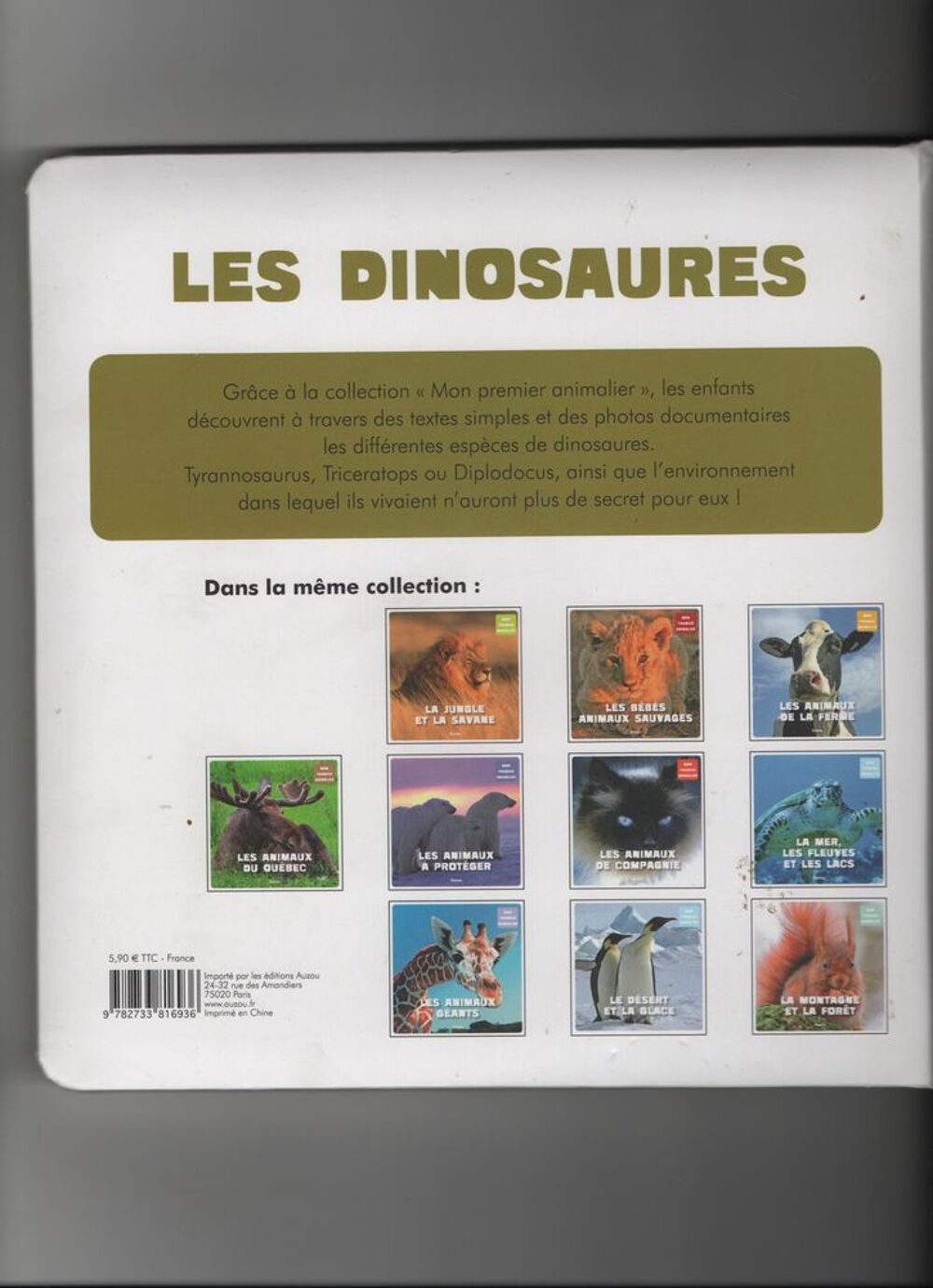 Les dinosaures - Auzou Livres et BD