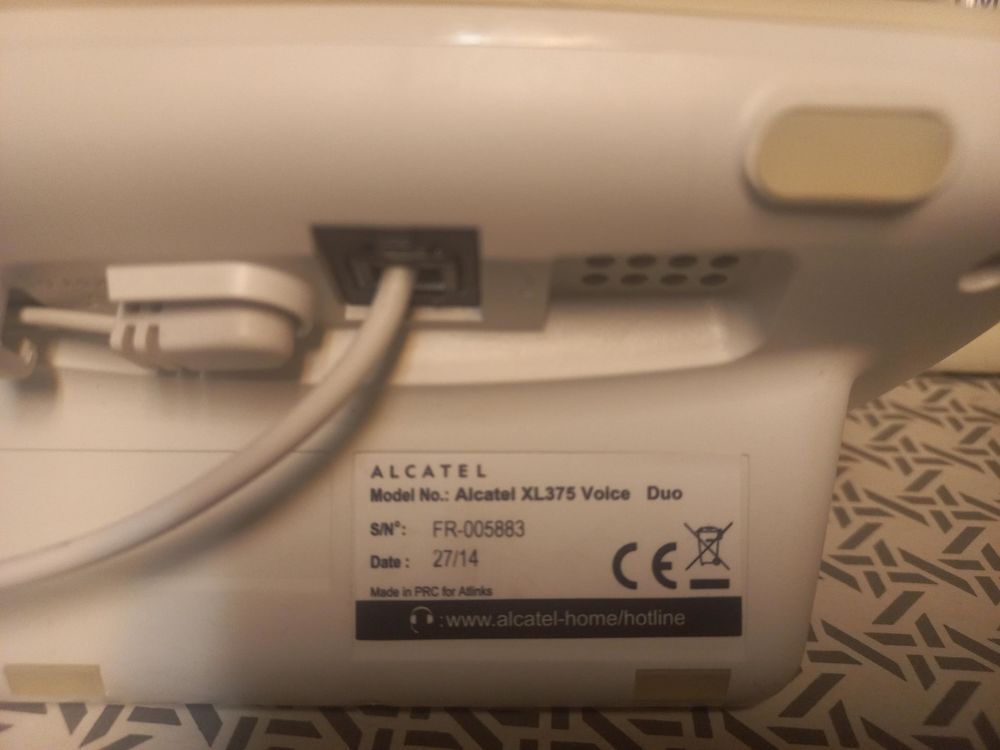 T&eacute;l&eacute;phone fixe Alcatel XL375 V duo r&eacute;pondeur Téléphones et tablettes