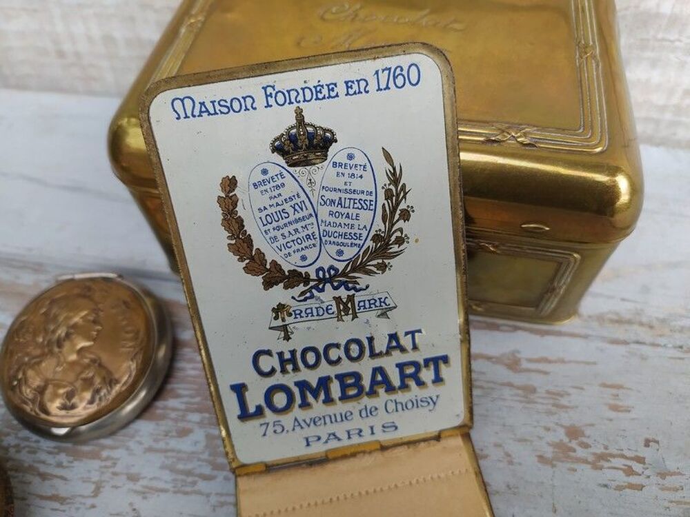 Ancien Carnet Publicitaire Chocolat Lombart 1911
