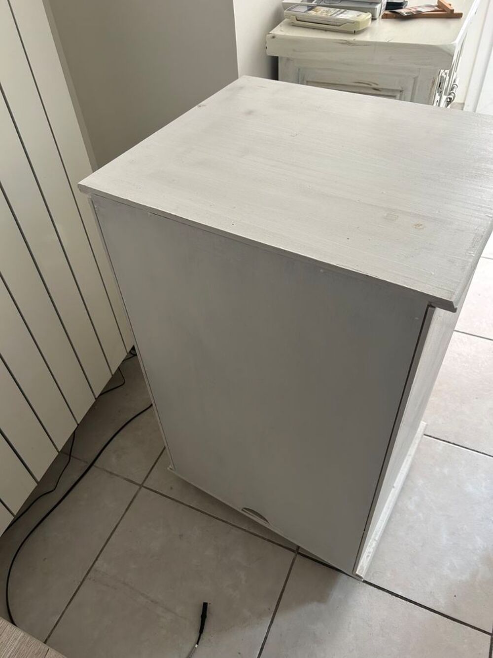 Petit meuble blanc, quatre tiroirs Meubles