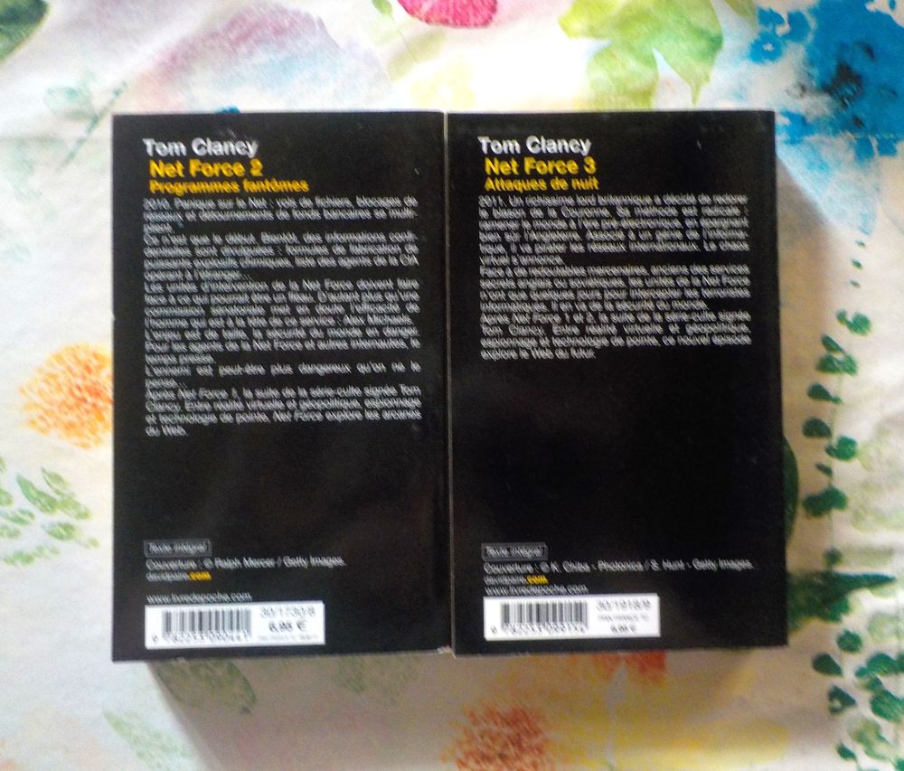 NET FORCE 2 et NET FORCE 3 de Tom CLANCY Ed. Livre de Poche Livres et BD