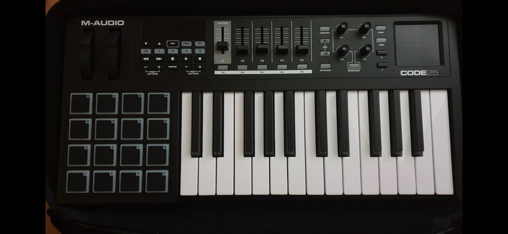 Clavier ma&icirc;tre M Audio Code 25 Noir Audio et hifi