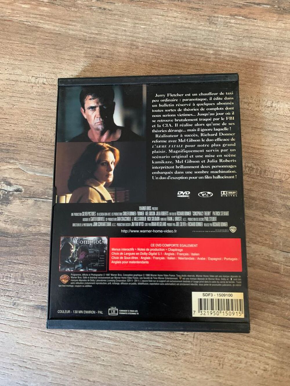 DVD " Complots " DVD et blu-ray