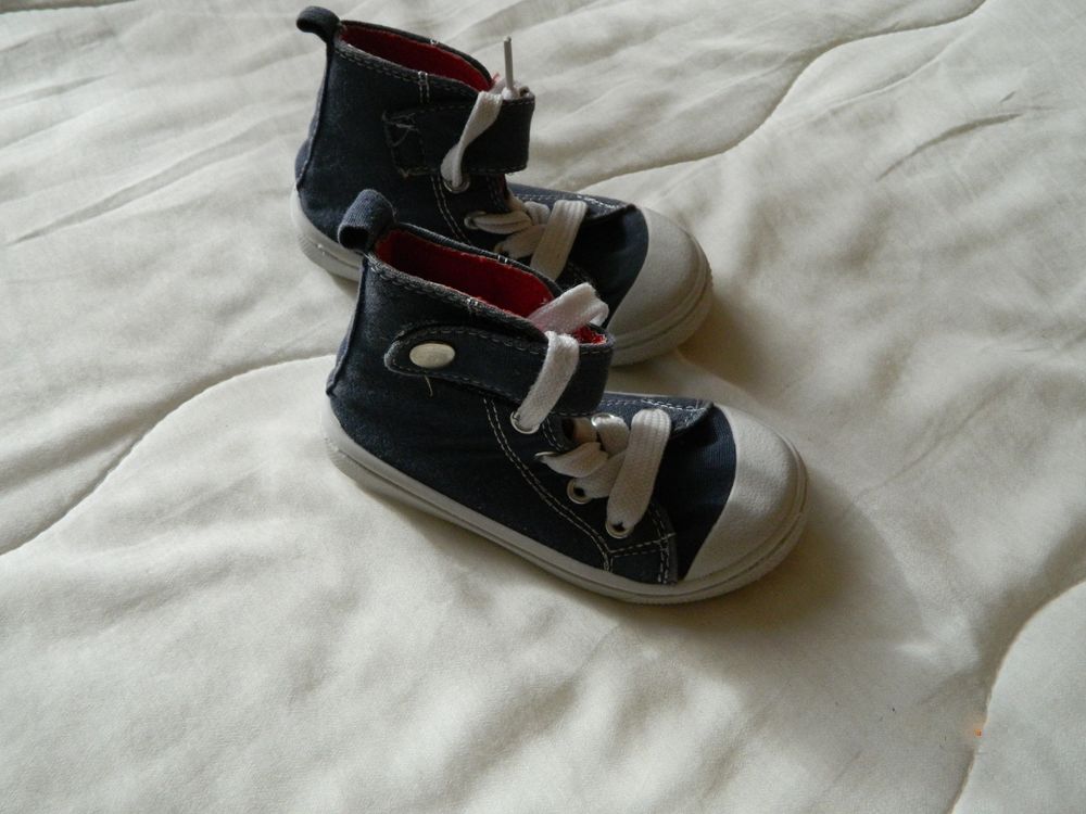 BASKET TOILE MONTANTE DEVIL CHILD T 21 Chaussures