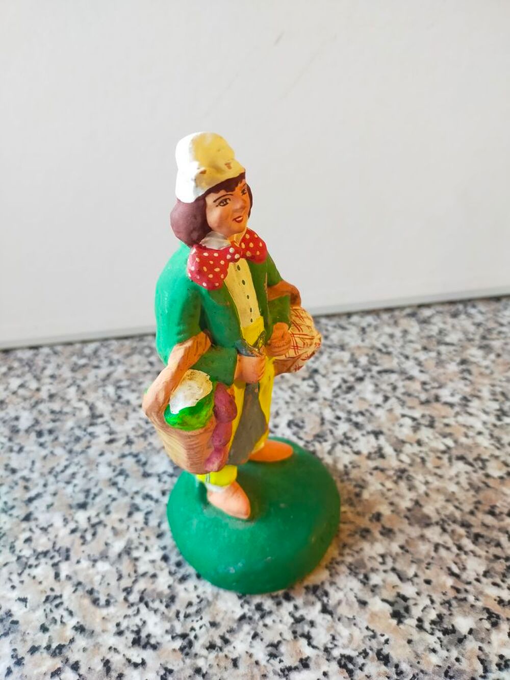 Santon estampill&eacute; Pardi hauteur 14cm
