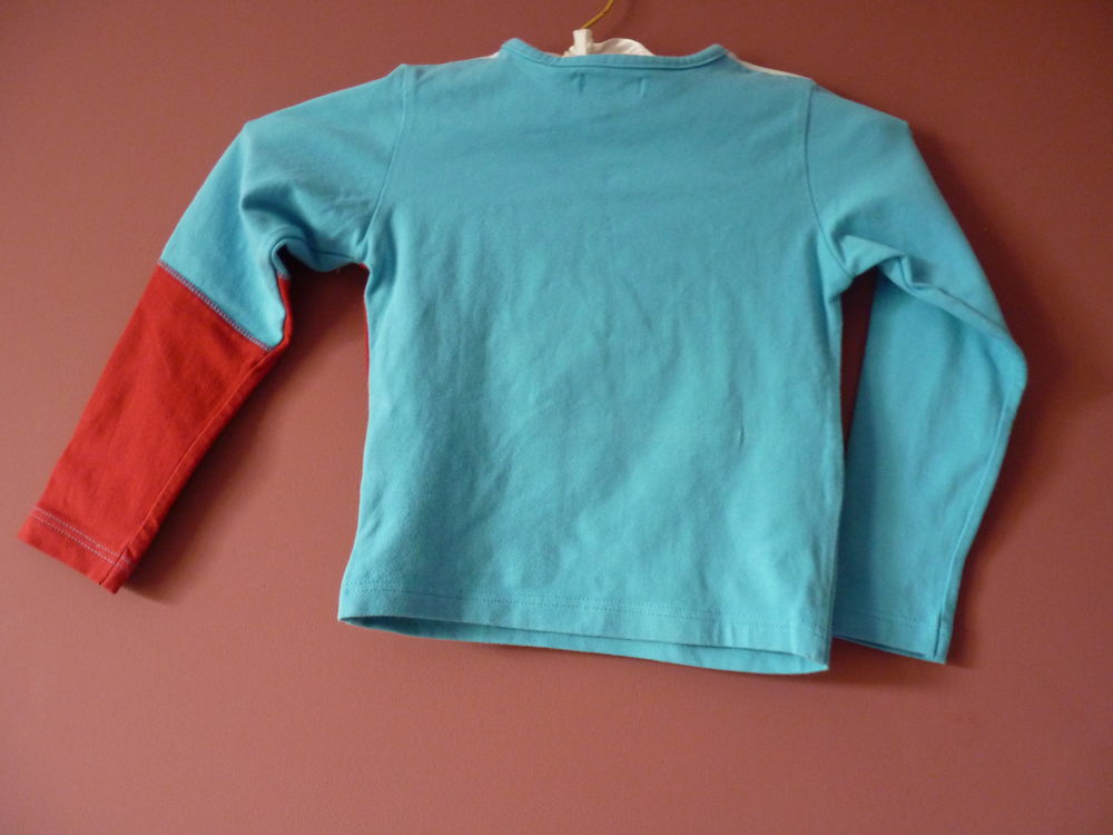 T-shirt Fille Alphabet 6 ans bleu collection papillon neuf Vêtements enfants
