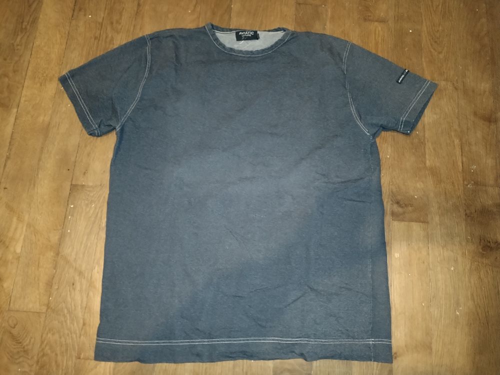 T-shirt homme bleu (Taille XXL) Vêtements