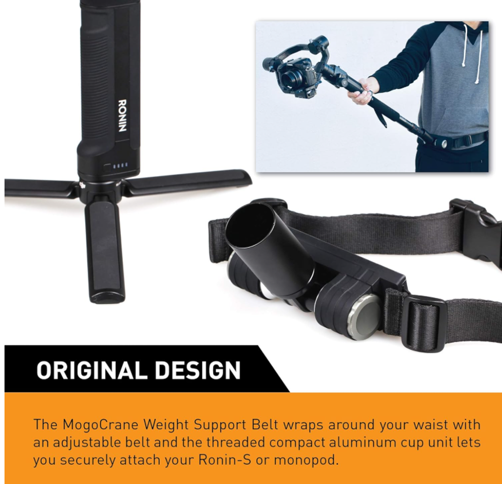 Ceinture support stabilisateur vid&eacute;o Gimbal - MogoCrane Photos/Video/TV