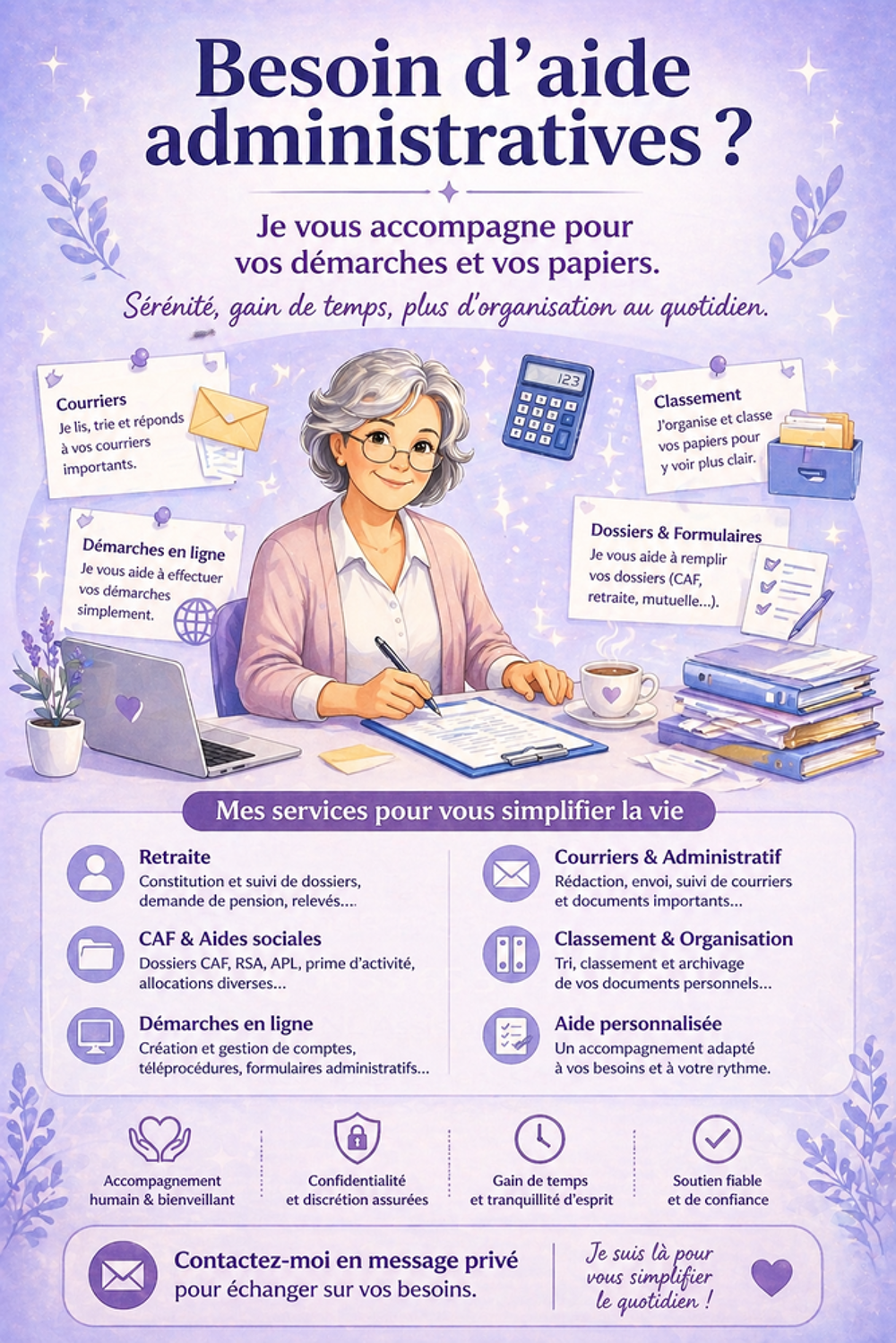  Aide pour vos papiers et votre administratif 