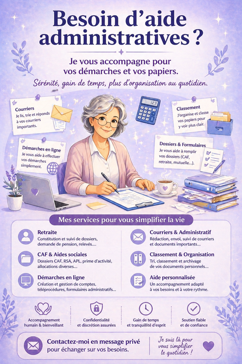 Aide pour vos papiers et votre administratif 0 30920 Codognan