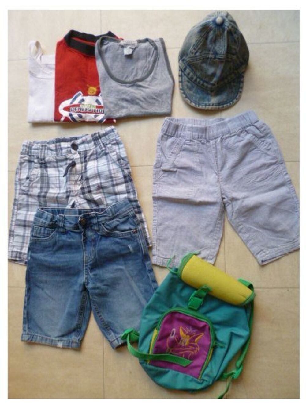 4 et 6 ans - bermudas, tee shirts, .... zoe Vêtements enfants