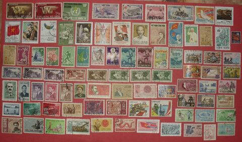 Lot de 87 timbres oblit�r�s du VIET NAM. 17 Montreuil (93)