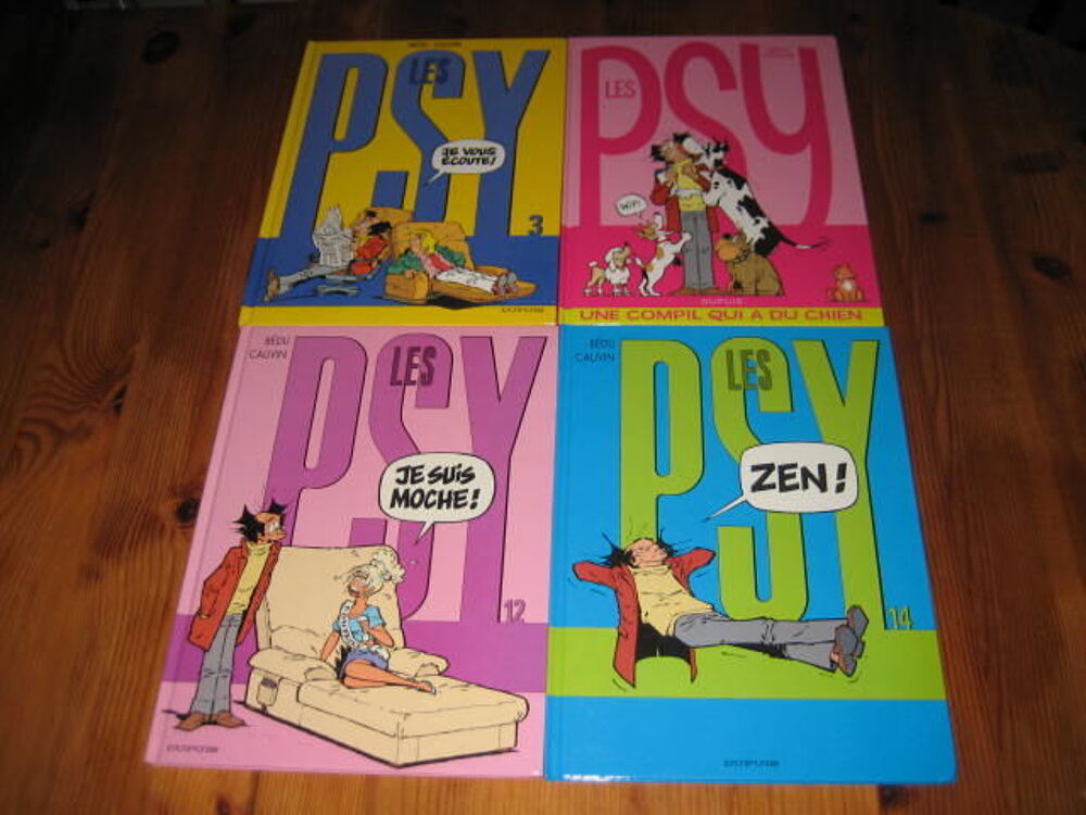 lot 4 bd LES PSY 3+12+14+LA COMPIL QUI A DU CHIEN dupuis Livres et BD