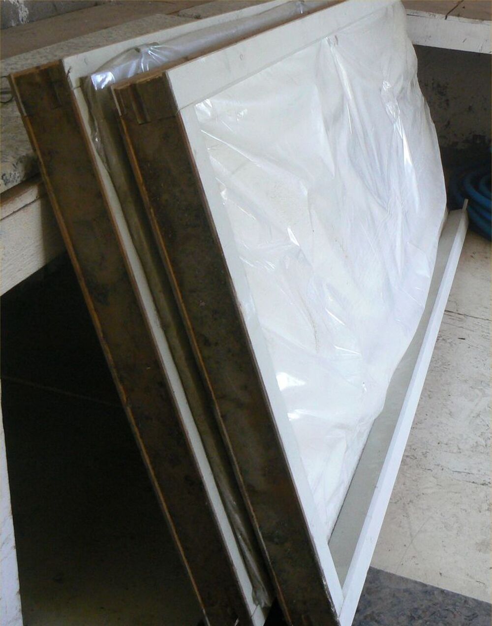 Lot de 2 blocs - portes largeur 83 bois Bricolage