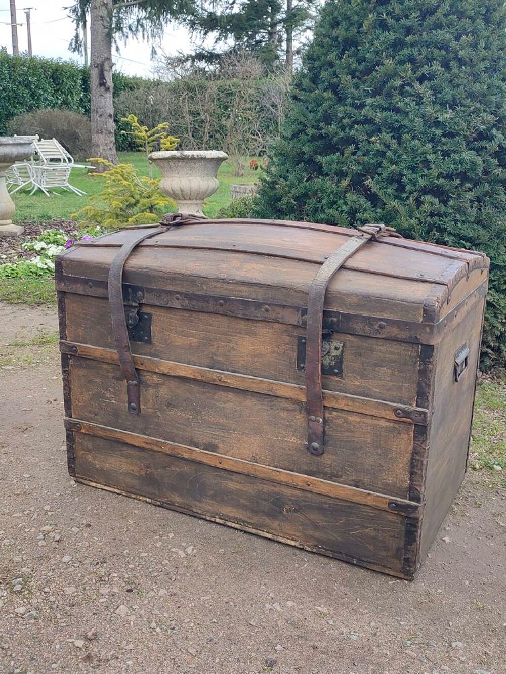 Ancienne malle en bois ( n&deg;2) Meubles