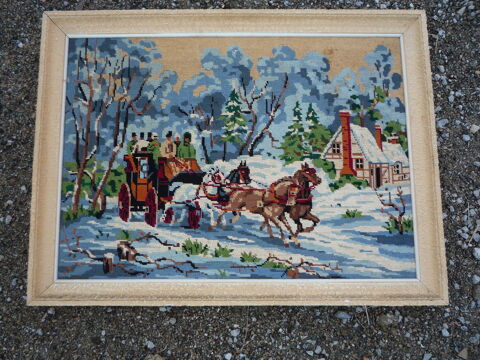 Canevas/tapisserie/diligence
71,5cm x 53,5cm 45 Castres (81)