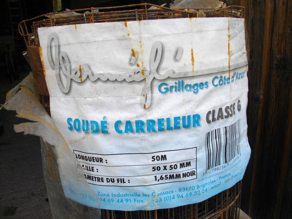 Grillage de carreleur Bricolage