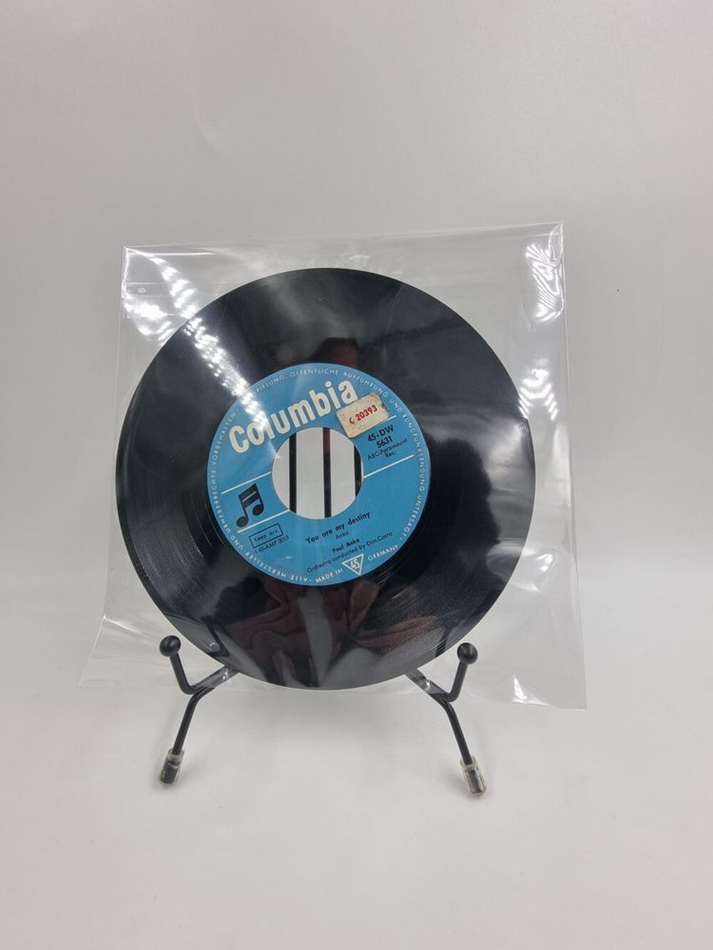 Vinyle 45 tours Paul Anka : You Are my Destiny / When I Stop CD et vinyles