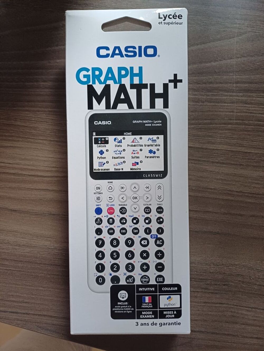 Calculatrice lyc&eacute;e Casio Math Graph+ Matériel informatique