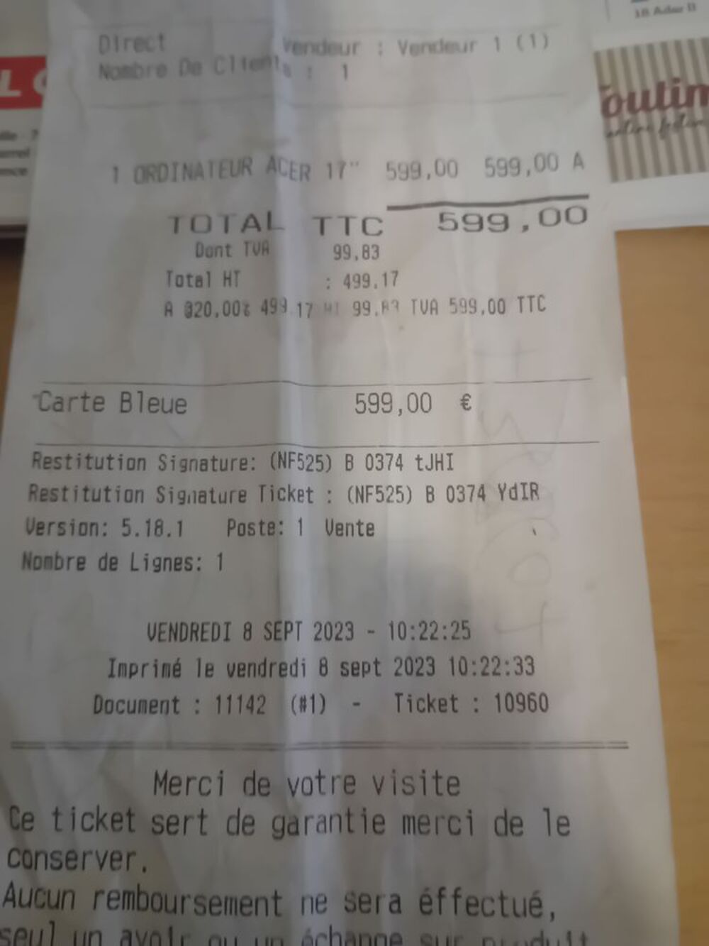Ordimateur acer 17 Matériel informatique