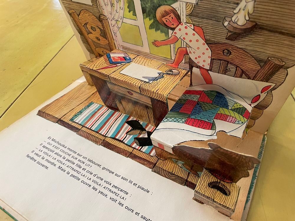 Livre EO ancien 1979 3D LES TROIS OURS conte Russe L.TOLSTO&Iuml; Livres et BD