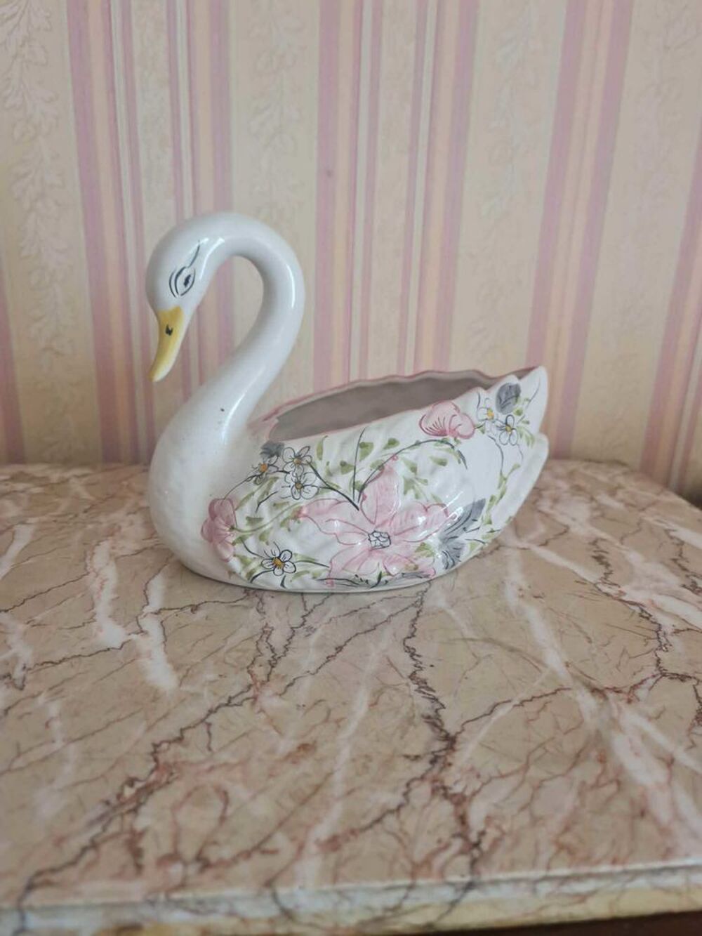 Cigne cache Pot Décoration