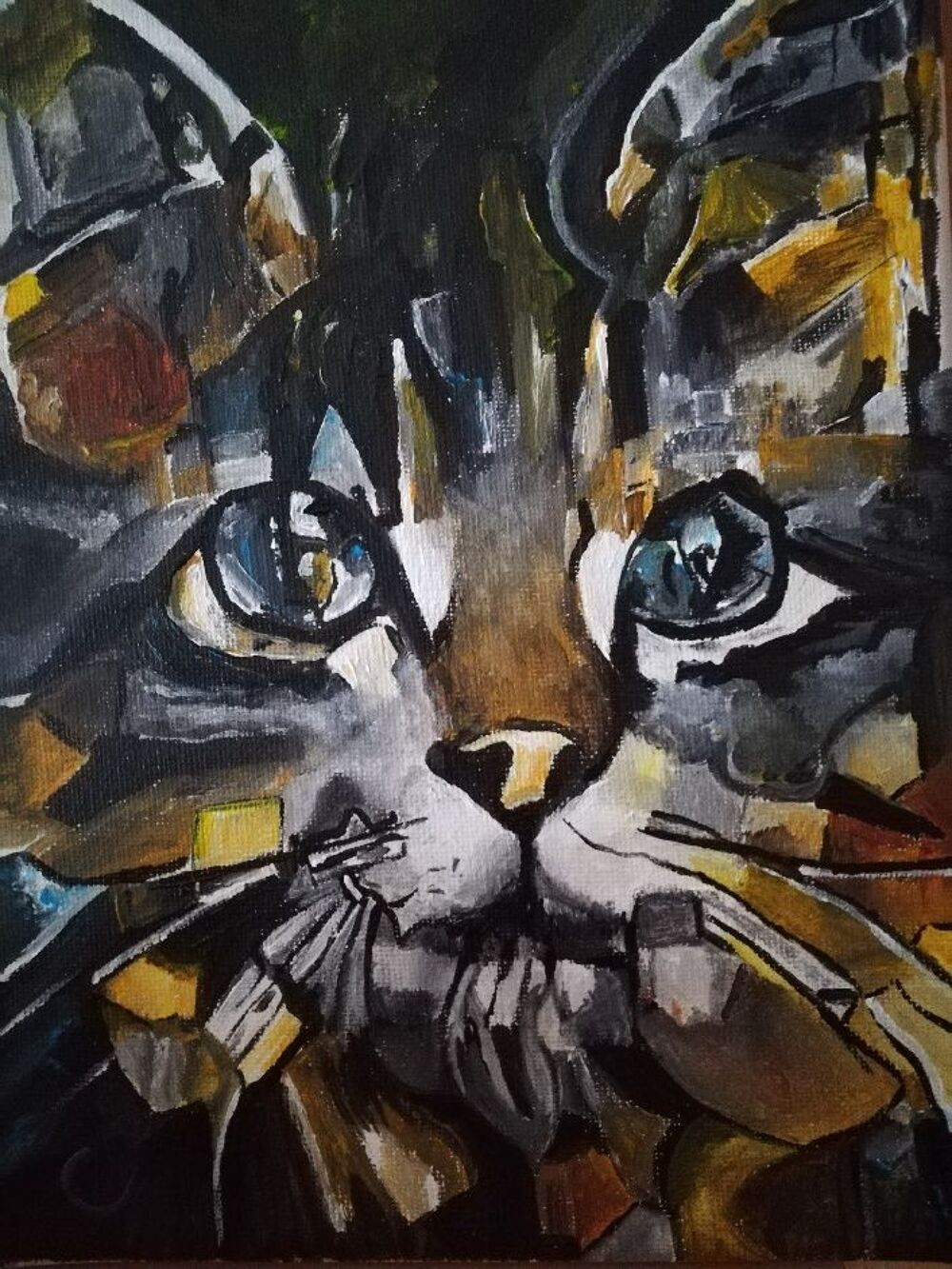 tableaux peinture acrylique format 20x20 / 18x24. Décoration
