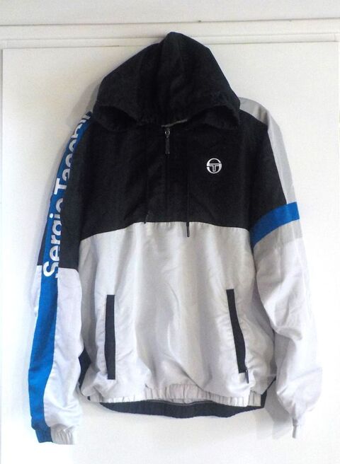 SWEAT NOIR A CAPUCHE SERGIO TACCHINI TAILLE L 15 Bubry (56)
