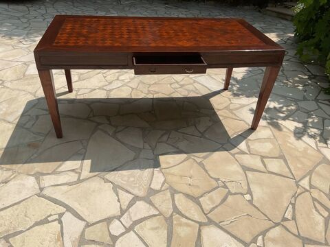 grand bureau bois massif et marqueterie exotique 450 La Colle-sur-Loup (06)