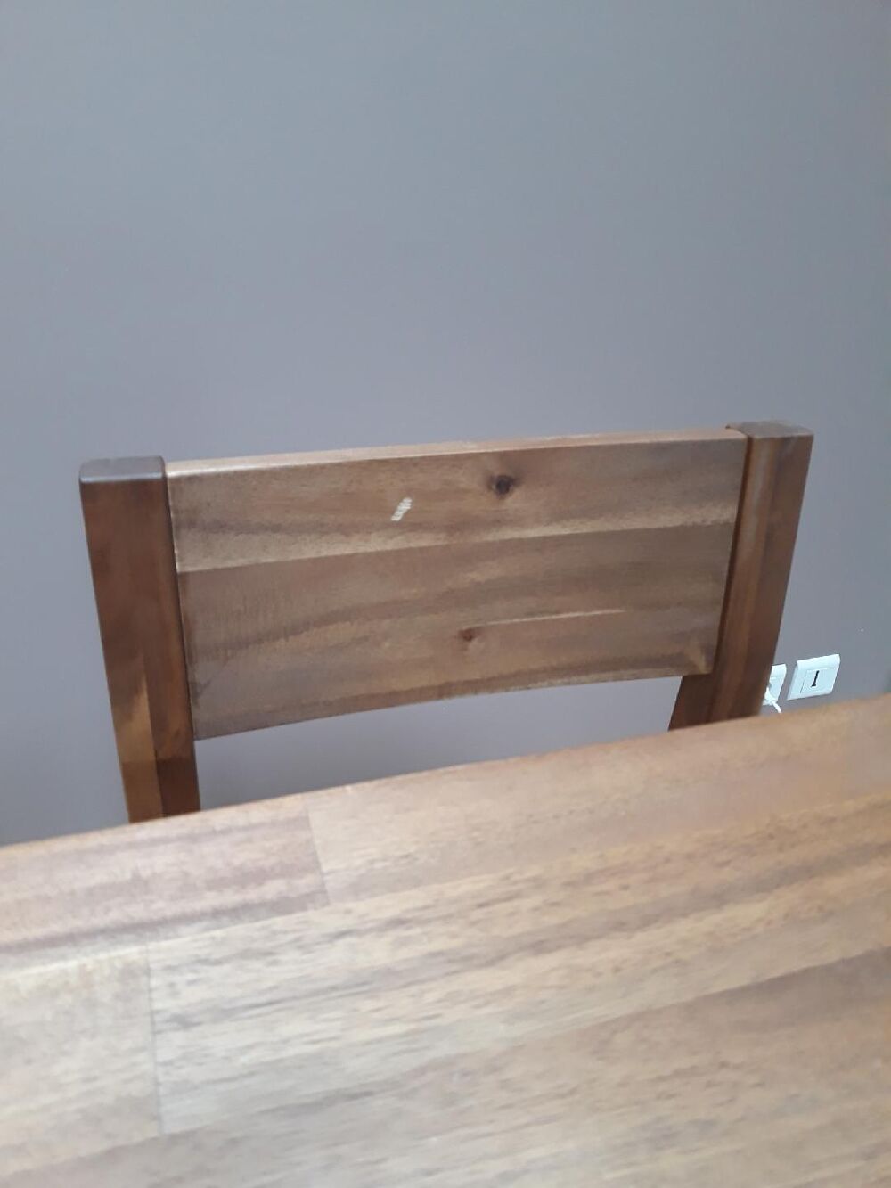 Table haute de bar et ses chaises en accacia Meubles