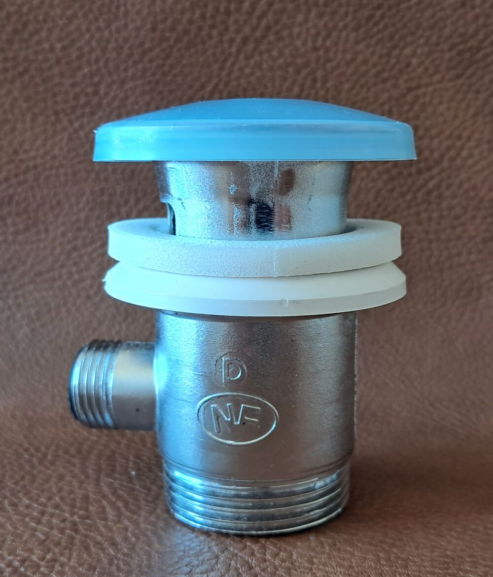 bonde bouchon de lavabo neuf complet avec film de protection Bricolage