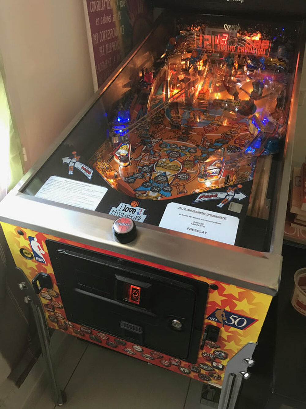 Beau NBA Fastbreak (Bally 1996) Jeux / jouets