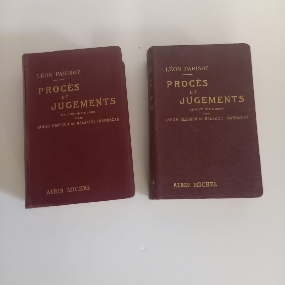 Petite encyclop&eacute;die de droit usuel Proc&egrave;s et Jugements, Leon Bricolage