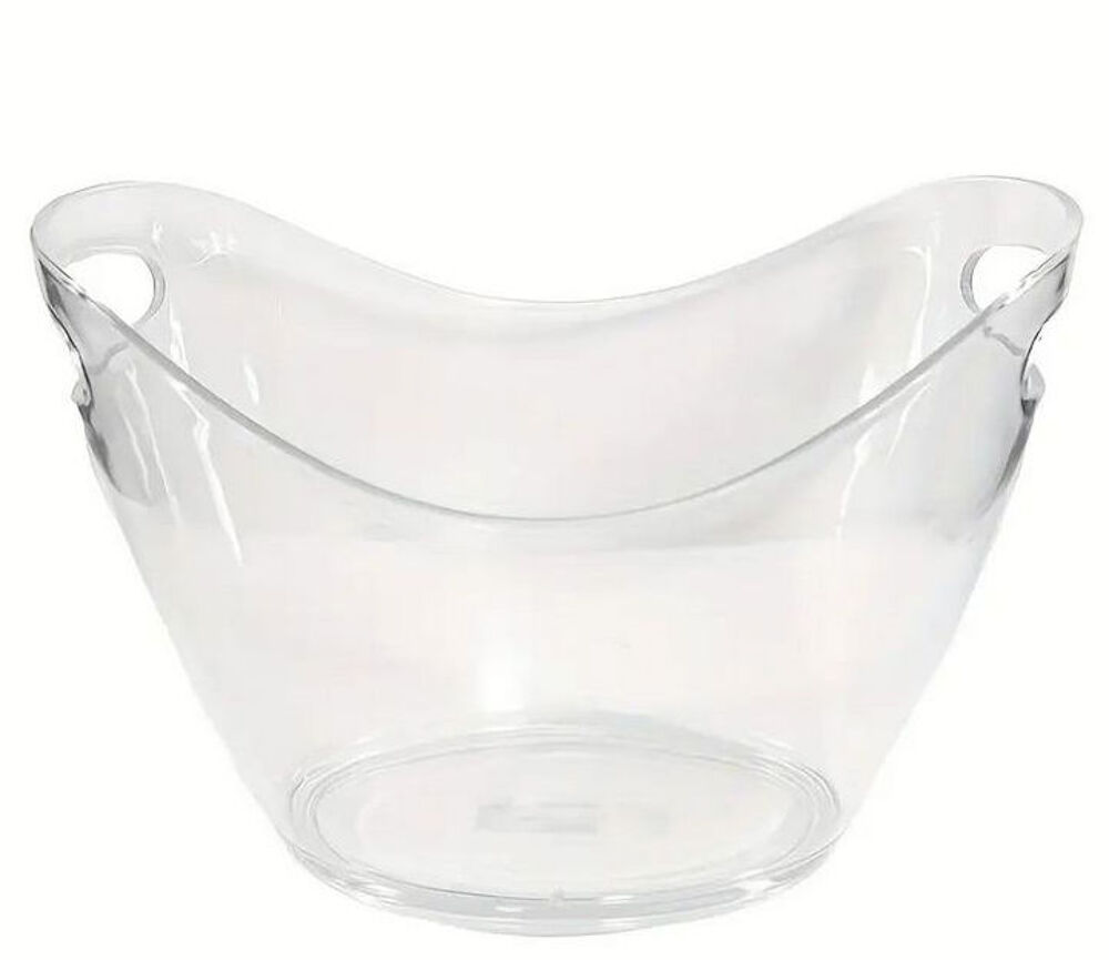 5 seaux &agrave; glace transparents Décoration