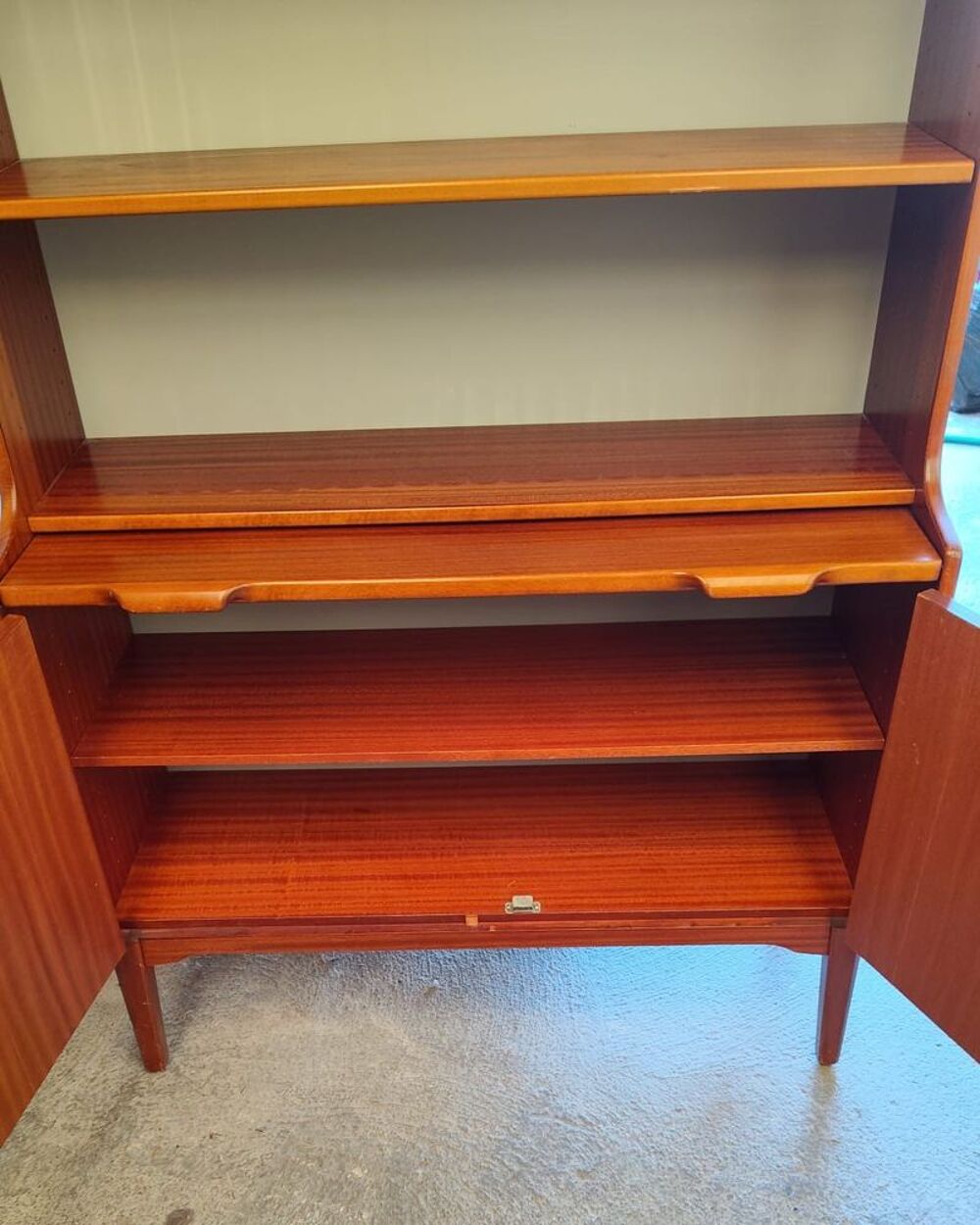 Biblioth&egrave;que vintage en acajou Hugo Troeds, Su&egrave;de Meubles