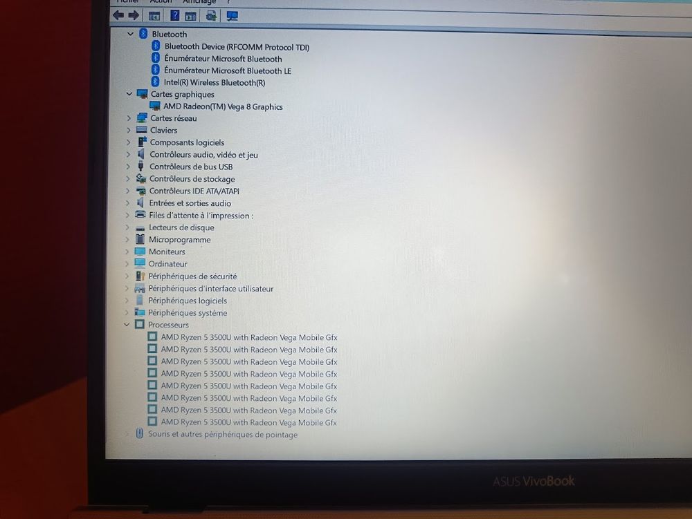 Ordinateur asus vivobook windows 11 ryzen 5 14 pouces de 202 Matériel informatique