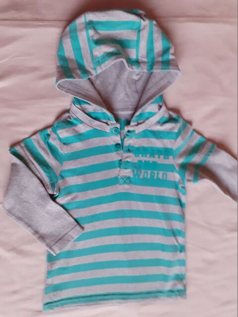 Tee-shirt � capuche gar�on 23 mois 2 Grisolles (82)