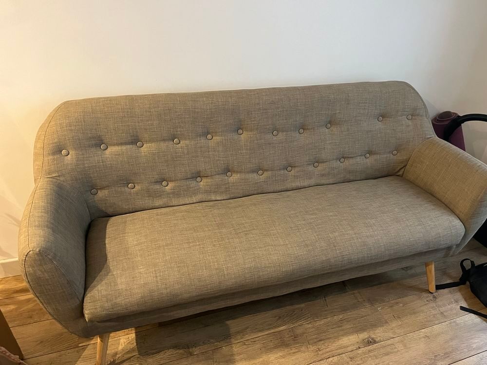 Canap&eacute; en tissu Maisons du Monde Meubles