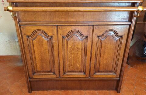 Bar ch�ne et son �tag�re murale 99 Bess�ges (30)