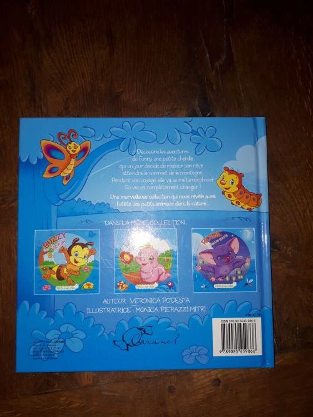 Livre Funy la chenille par V&eacute;ronica Podesta Livres et BD