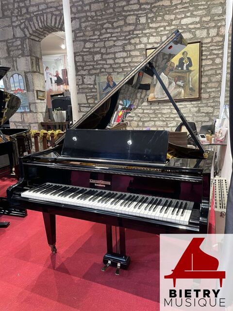 Piano � queue Grotrian-Steinweg 185 noir laqu� Lyon 5 (69)